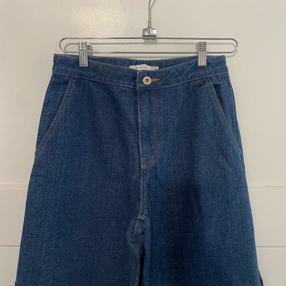 NEUL Wide leg Split Hem Jeans‎ Size Small - Picture 3 of 10